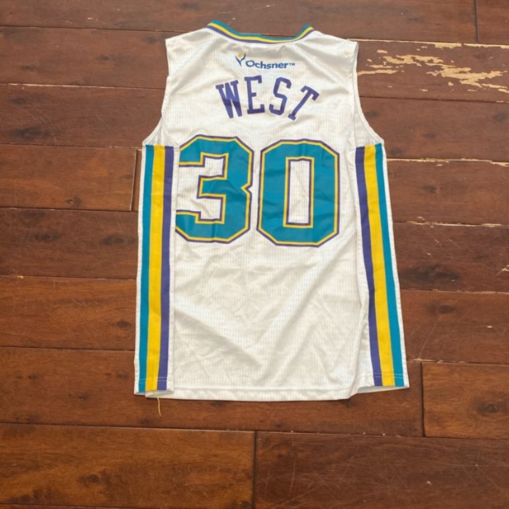 New Orleans Hornets David West Jersey youth Large